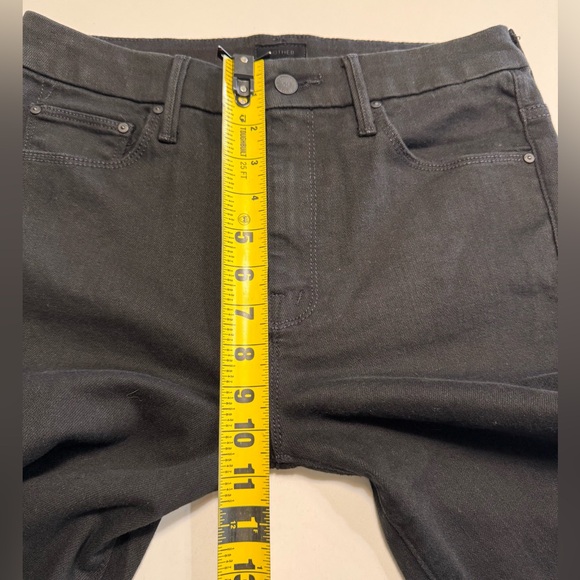 MOTHER Jeans The High waisted Looker Skimp Black Women’s Sz 28 Skinny Leg - Picture 8 of 12